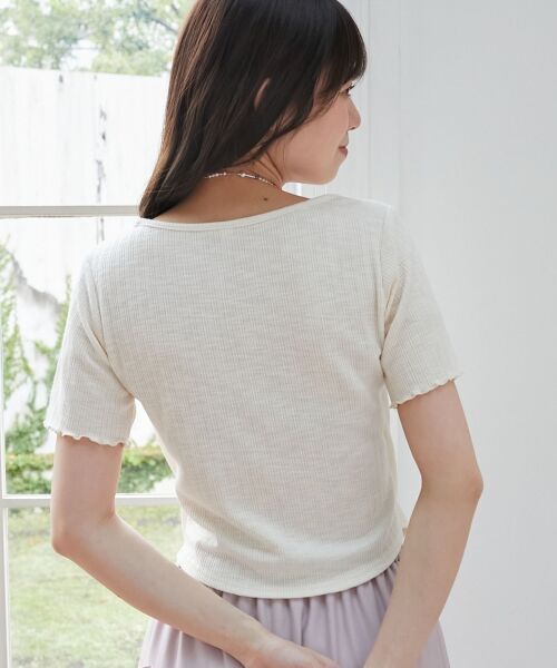 MAJESTIC LEGON / マジェスティックレゴン Tシャツ | キャミレイヤードライク半袖トップス | 詳細22