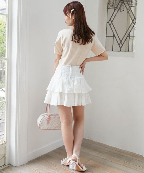 MAJESTIC LEGON / マジェスティックレゴン Tシャツ | キャミレイヤードライク半袖トップス | 詳細27