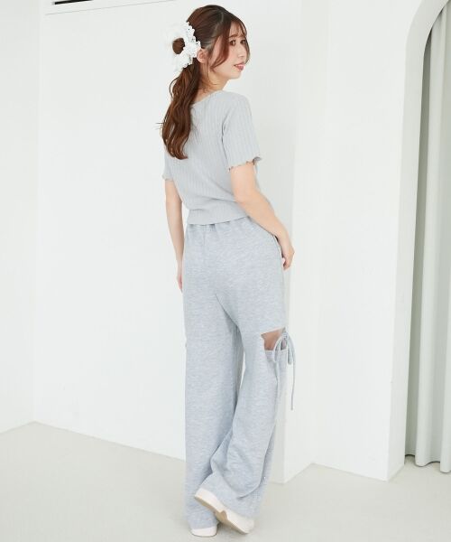 MAJESTIC LEGON / マジェスティックレゴン Tシャツ | キャミレイヤードライク半袖トップス | 詳細3