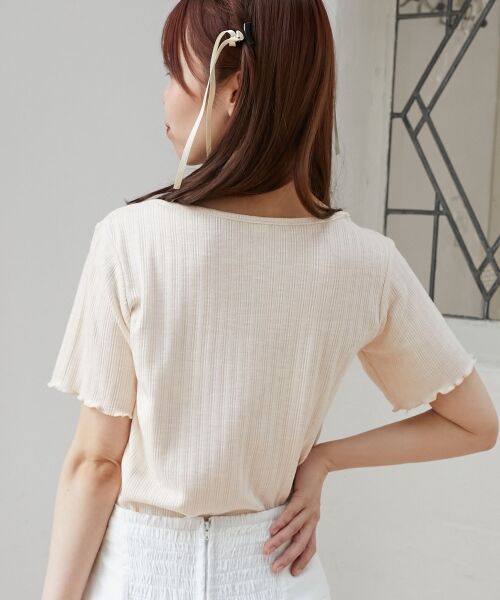 MAJESTIC LEGON / マジェスティックレゴン Tシャツ | キャミレイヤードライク半袖トップス | 詳細30