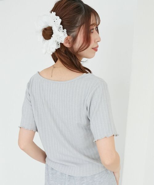 MAJESTIC LEGON / マジェスティックレゴン Tシャツ | キャミレイヤードライク半袖トップス | 詳細6