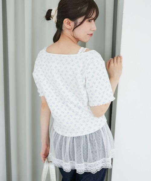 MAJESTIC LEGON / マジェスティックレゴン カーディガン・ボレロ | ペプラムキャミセットカットカーデ | 詳細22