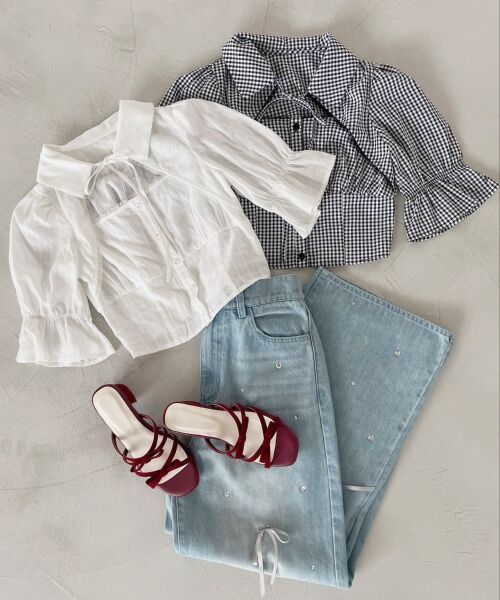 MAJESTIC LEGON / マジェスティックレゴン シャツ・ブラウス | デコルテオープンブラウス | 詳細26