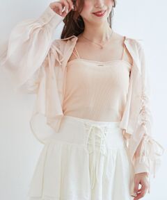 MAJESTIC LEGON / マジェスティックレゴン シャツ・ブラウス | キラキラドロストシアーシャツ