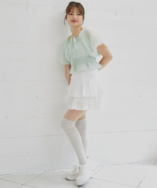 MAJESTIC LEGON / マジェスティックレゴン シャツ・ブラウス | 前後2wayバルーン袖ブラウス | 詳細2