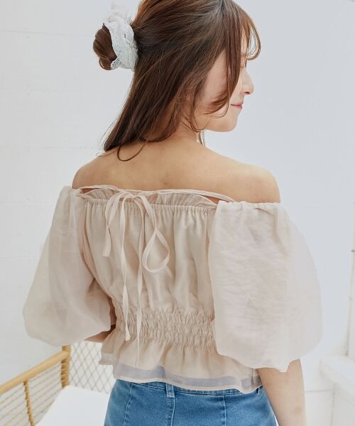 MAJESTIC LEGON / マジェスティックレゴン シャツ・ブラウス | 前後2wayバルーン袖ブラウス | 詳細29