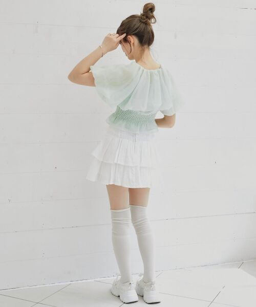 MAJESTIC LEGON / マジェスティックレゴン シャツ・ブラウス | 前後2wayバルーン袖ブラウス | 詳細3