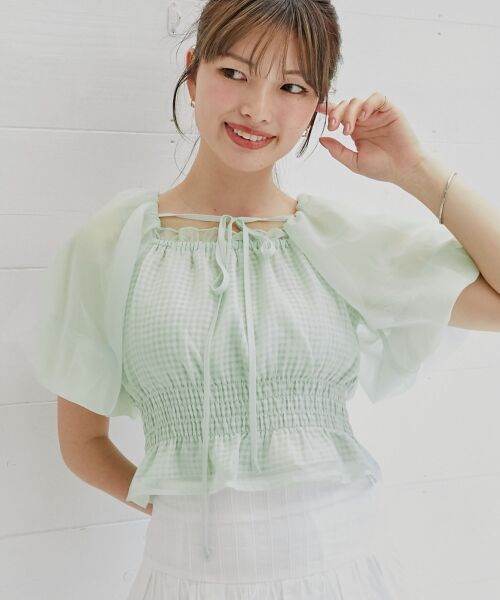 MAJESTIC LEGON / マジェスティックレゴン シャツ・ブラウス | 前後2wayバルーン袖ブラウス | 詳細4