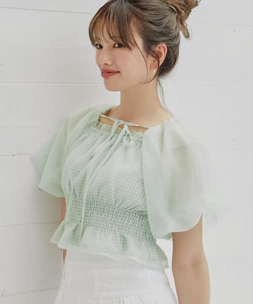 MAJESTIC LEGON / マジェスティックレゴン シャツ・ブラウス | 前後2wayバルーン袖ブラウス | 詳細5