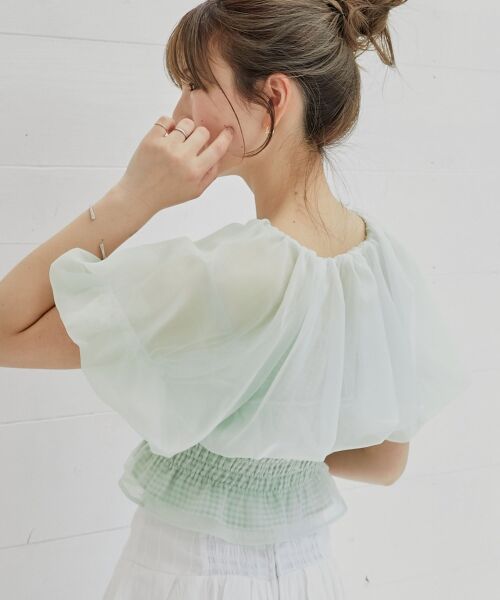 MAJESTIC LEGON / マジェスティックレゴン シャツ・ブラウス | 前後2wayバルーン袖ブラウス | 詳細6