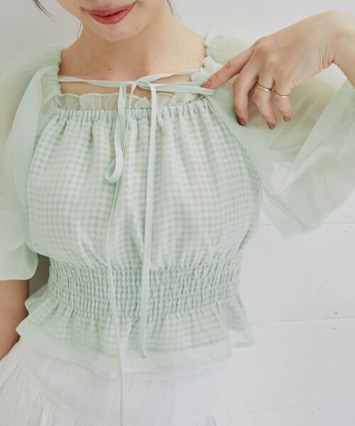 MAJESTIC LEGON / マジェスティックレゴン シャツ・ブラウス | 前後2wayバルーン袖ブラウス | 詳細7