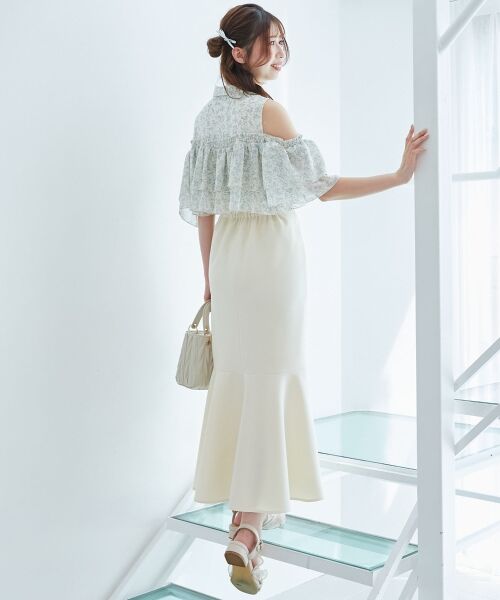 MAJESTIC LEGON / マジェスティックレゴン シャツ・ブラウス | 肩開きフリルブラウス | 詳細19