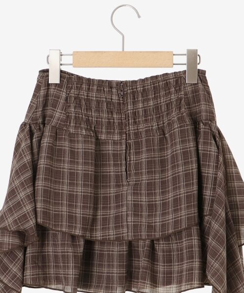 MAJESTIC LEGON / マジェスティックレゴン ミニ・ひざ丈スカート | サイドラッフルティアードミニスカパン | 詳細30