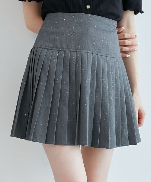 MAJESTIC LEGON / マジェスティックレゴン ロング・マキシ丈スカート | キラキラプリーツスカート | 詳細13