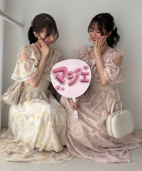 MAJESTIC LEGON / マジェスティックレゴン ロング・マキシ丈ワンピース | マルチwayフリルコルセットワンピ | 詳細1