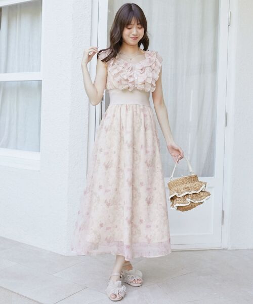 MAJESTIC LEGON / マジェスティックレゴン ロング・マキシ丈ワンピース | マルチwayフリルコルセットワンピ | 詳細12