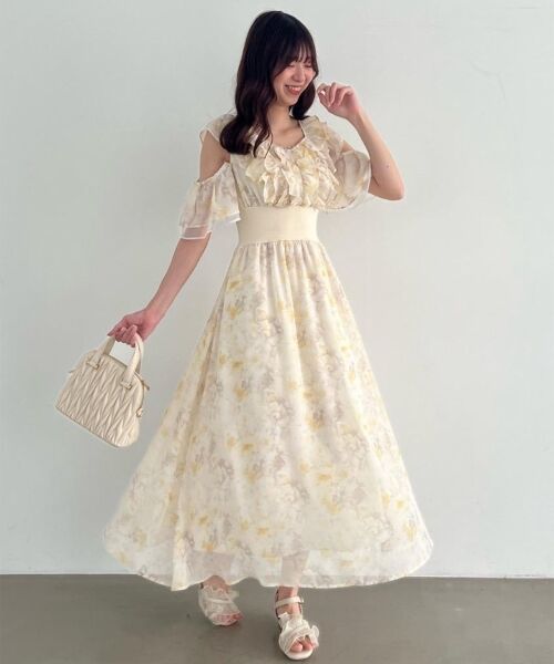 MAJESTIC LEGON / マジェスティックレゴン ロング・マキシ丈ワンピース | マルチwayフリルコルセットワンピ | 詳細15