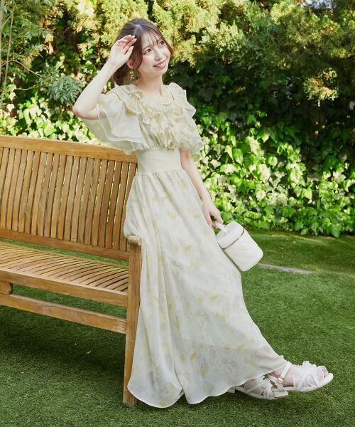 MAJESTIC LEGON / マジェスティックレゴン ロング・マキシ丈ワンピース | マルチwayフリルコルセットワンピ | 詳細16