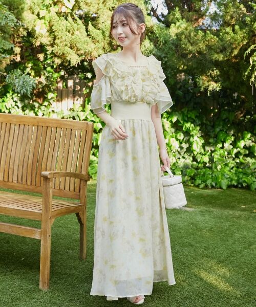 MAJESTIC LEGON / マジェスティックレゴン ロング・マキシ丈ワンピース | マルチwayフリルコルセットワンピ | 詳細17