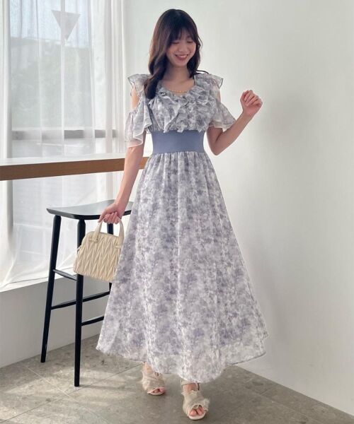 MAJESTIC LEGON / マジェスティックレゴン ロング・マキシ丈ワンピース | マルチwayフリルコルセットワンピ | 詳細27