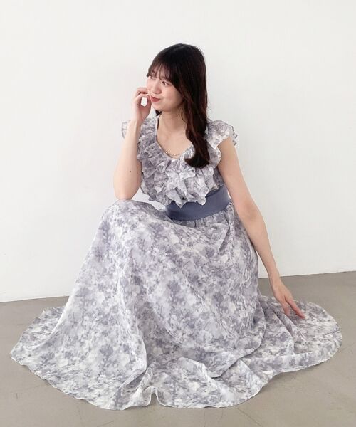 MAJESTIC LEGON / マジェスティックレゴン ロング・マキシ丈ワンピース | マルチwayフリルコルセットワンピ | 詳細28