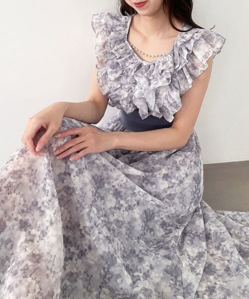 MAJESTIC LEGON / マジェスティックレゴン ロング・マキシ丈ワンピース | マルチwayフリルコルセットワンピ | 詳細29