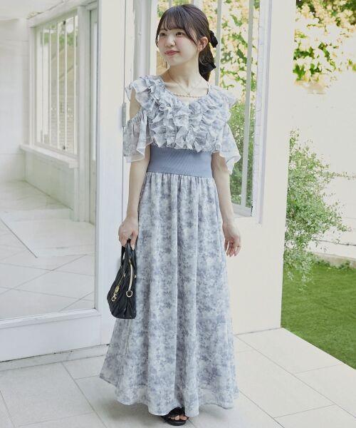 MAJESTIC LEGON / マジェスティックレゴン ロング・マキシ丈ワンピース | マルチwayフリルコルセットワンピ | 詳細30