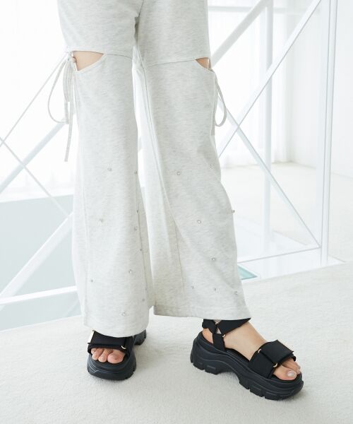 MAJESTIC LEGON / マジェスティックレゴン サンダル | ワイドベルトスポサン | 詳細15