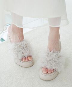 MAJESTIC LEGON / マジェスティックレゴン サンダル | ボリュームフリルサンダル