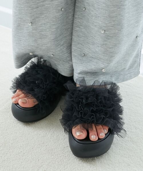 MAJESTIC LEGON / マジェスティックレゴン サンダル | ボリュームフリルサンダル | 詳細11