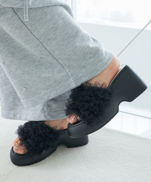 MAJESTIC LEGON / マジェスティックレゴン サンダル | ボリュームフリルサンダル | 詳細12