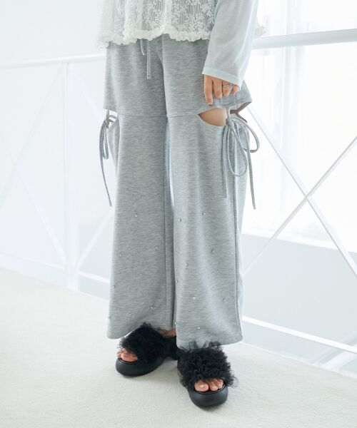 MAJESTIC LEGON / マジェスティックレゴン サンダル | ボリュームフリルサンダル | 詳細13