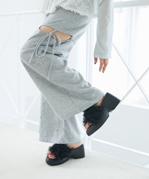 MAJESTIC LEGON / マジェスティックレゴン サンダル | ボリュームフリルサンダル | 詳細14