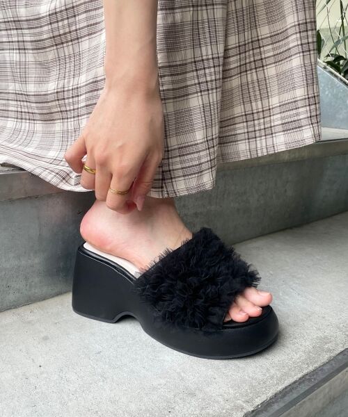 MAJESTIC LEGON / マジェスティックレゴン サンダル | ボリュームフリルサンダル | 詳細18