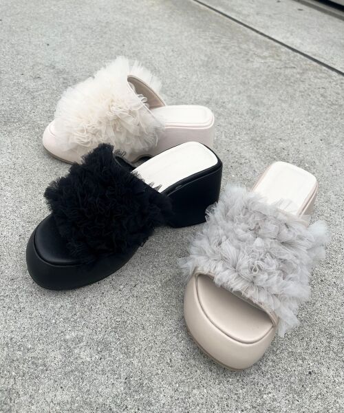 MAJESTIC LEGON / マジェスティックレゴン サンダル | ボリュームフリルサンダル | 詳細19