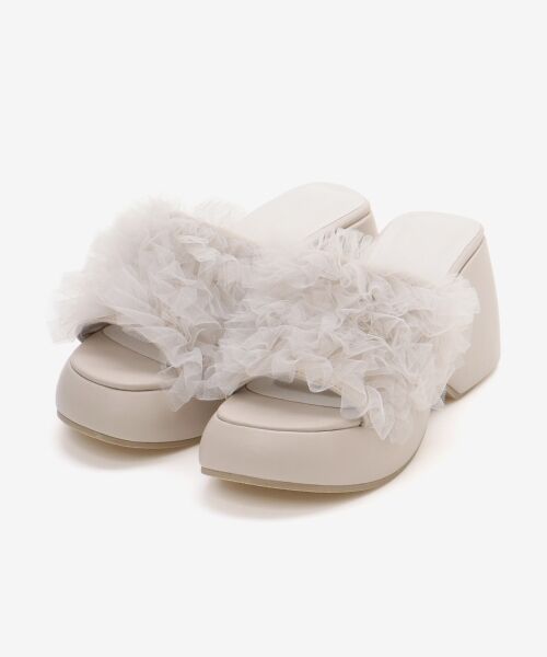 MAJESTIC LEGON / マジェスティックレゴン サンダル | ボリュームフリルサンダル | 詳細22