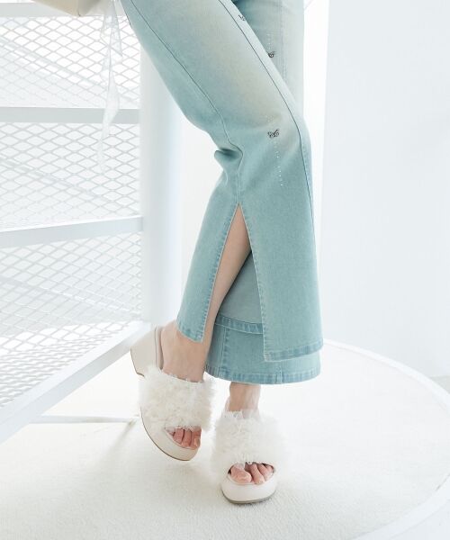 MAJESTIC LEGON / マジェスティックレゴン サンダル | ボリュームフリルサンダル | 詳細4