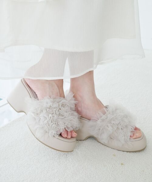 MAJESTIC LEGON / マジェスティックレゴン サンダル | ボリュームフリルサンダル | 詳細8
