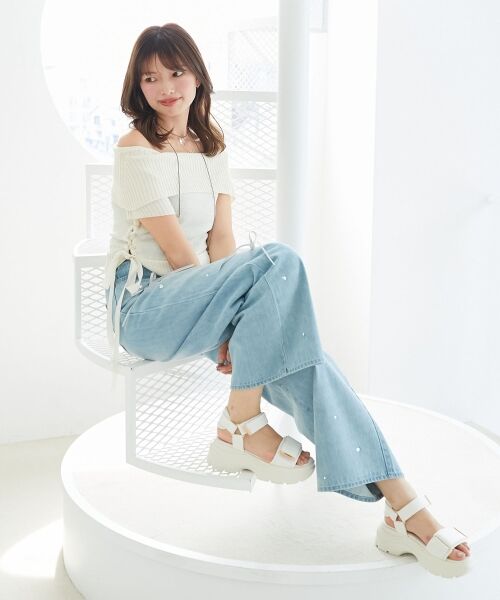 MAJESTIC LEGON / マジェスティックレゴン デニムパンツ | トキメキデニム | 詳細5