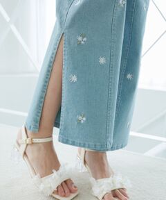 MAJESTIC LEGON / マジェスティックレゴン デニムパンツ | バリエーションスリットデニム