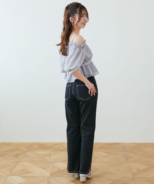 MAJESTIC LEGON / マジェスティックレゴン デニムパンツ | バリエーションスリットデニム | 詳細27