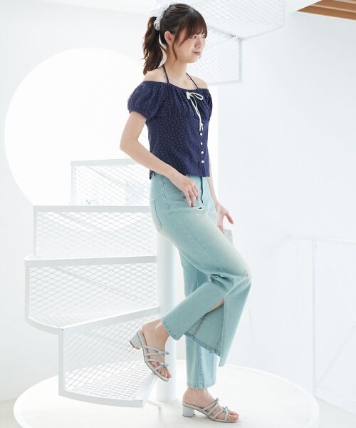 MAJESTIC LEGON / マジェスティックレゴン デニムパンツ | バリエーションスリットデニム | 詳細4