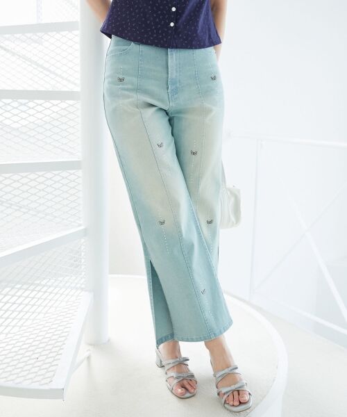 MAJESTIC LEGON / マジェスティックレゴン デニムパンツ | バリエーションスリットデニム | 詳細7