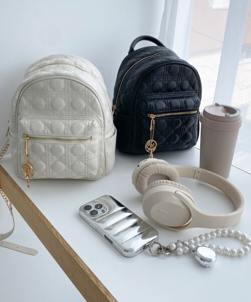 MAJESTIC LEGON / マジェスティックレゴン リュック・バックパック | チャームセットキルティングリュック | 詳細6