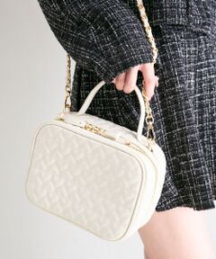 MAJESTIC LEGON / マジェスティックレゴン トートバッグ | ハートキルティングスクエアバッグ