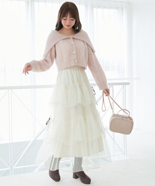 MAJESTIC LEGON / マジェスティックレゴン トートバッグ | ハートキルティングスクエアバッグ | 詳細10