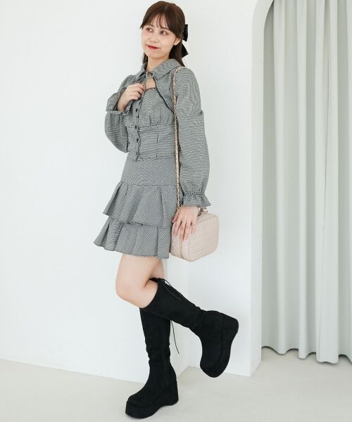 MAJESTIC LEGON / マジェスティックレゴン トートバッグ | ハートキルティングスクエアバッグ | 詳細12