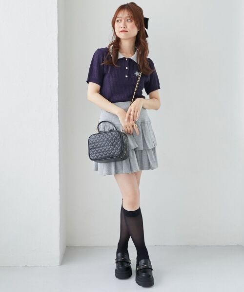 MAJESTIC LEGON / マジェスティックレゴン トートバッグ | ハートキルティングスクエアバッグ | 詳細22