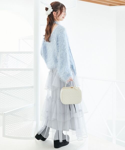 MAJESTIC LEGON / マジェスティックレゴン トートバッグ | ハートキルティングスクエアバッグ | 詳細6