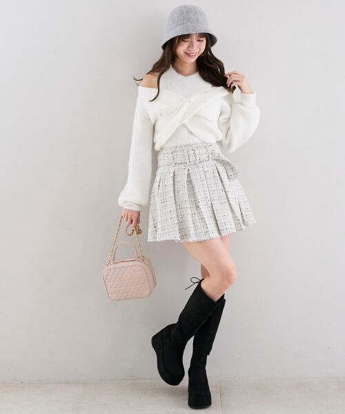 MAJESTIC LEGON / マジェスティックレゴン トートバッグ | ハートキルティングスクエアバッグ | 詳細9